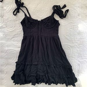Black Honey Peach Dress
